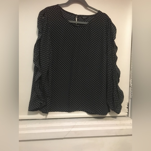 Polkadot Frill Shirt - Picture 3 of 6